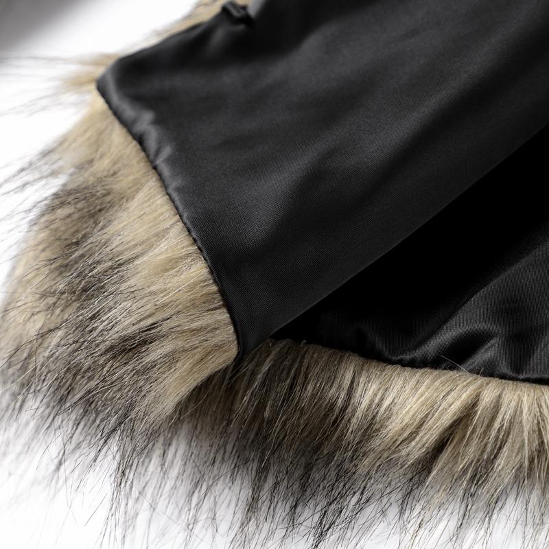 Осенне-зимняя женская куртка из искусственного меха с V-образным вырезом, теплая модная повседневная короткая верхняя часть, пальто большого размера из искусственного меха