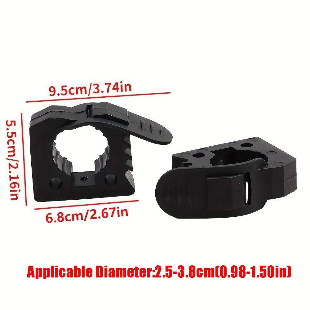 2Pcs Mounting Tools Quick Fist Clamp Mount Bracket Shovel Holder Quick Mounting Rubber Clamp  Truck