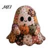 Creative Halloween Home Decoration Ghost Patchwork Kit, Cute Doll DIY Sewing Set with Pre-Cut Unique Ornament Kit Fabrics, Autumn Holiday Craft