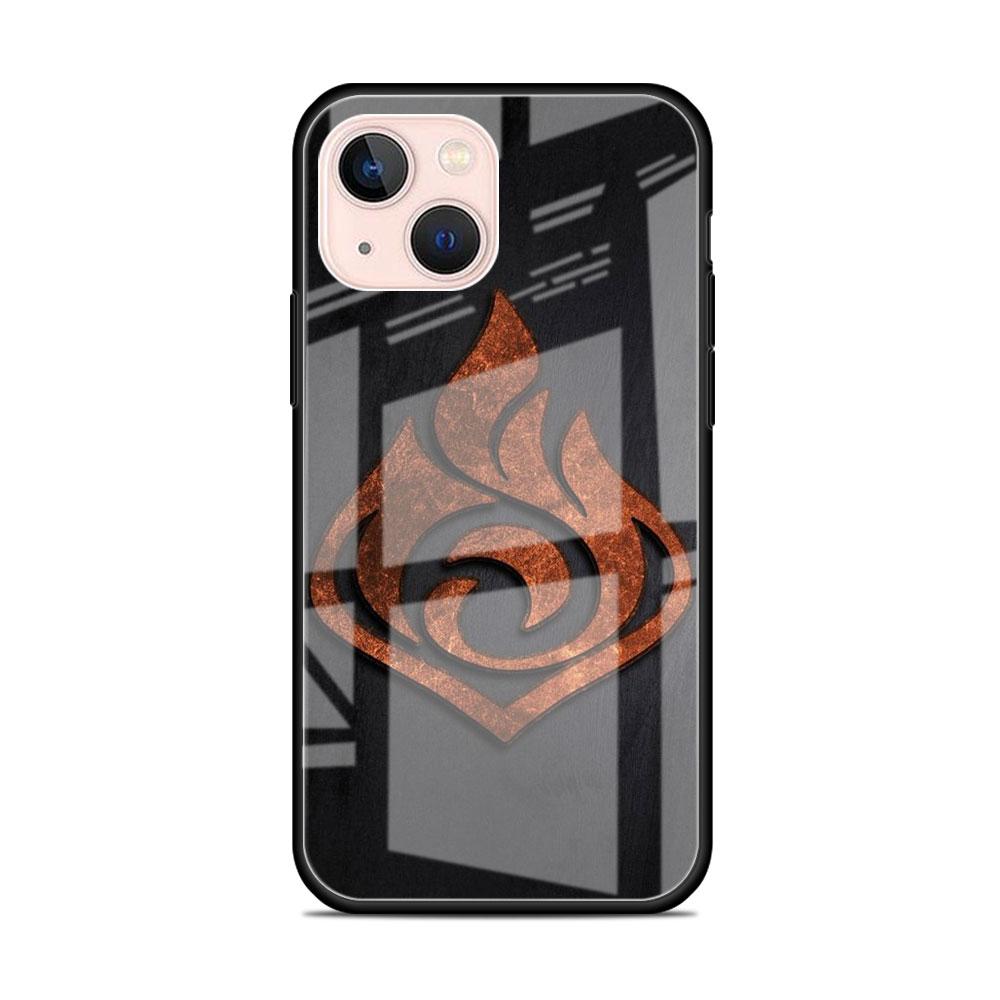 Стеклянный чехол для Apple iPhone 14 13 Pro 11 12 7 8 Plus SE 2022 XR X XS Max 6 6S Закаленная крышка для телефона Genshin Impact