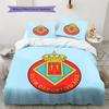CD Aoiz  Pattern Bedding Quilt Set  Home Decoration  Gift (1 * duvet cover + 2 * pillowcase  without core)