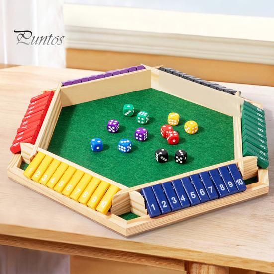 Настольная игра «Закрой коробку», 6-сторонняя образовательная математическая игра с кубиками, стратегическая игра для 6 игроков, для детей, взрослых, семейных вечеринок, интерактивная деревянная игра «Закрой коробку»