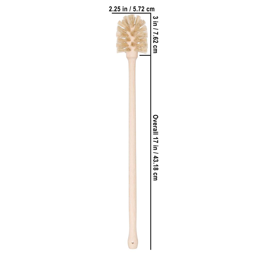 Redecker Milk Bottle Brush (LongHorsehair42cm)