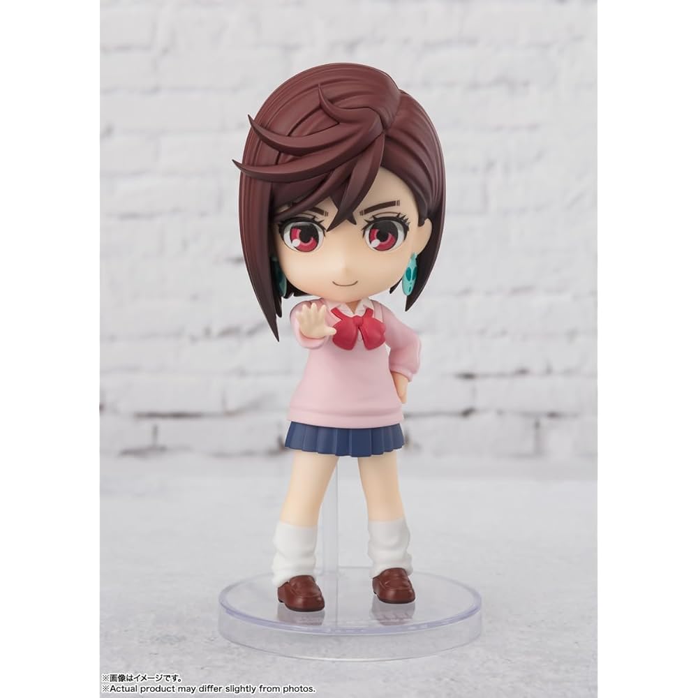 TAMASHII NATIONS Figuarts Mini Dandadan Момо 90 мм ПВХ АБС Окрашенная Фигурка Действия