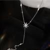 925 Sterling Silver Star Necklace For Women Clavicle Chain Luxury Temperament Jewelry Girl Gifts