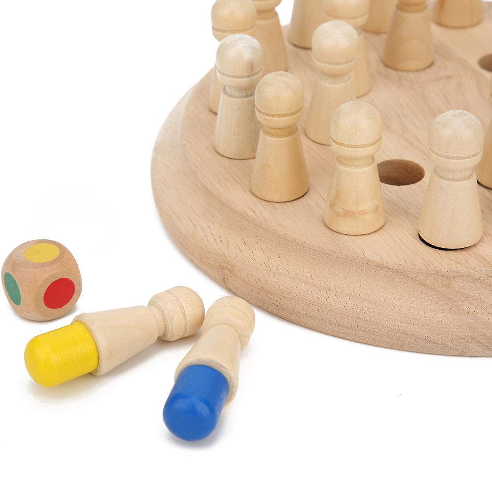 Деревянная игра-шахматка на память, настольная обучающая детская настольная игра