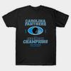 Мужская черная футболка с принтом Carolina Panthers Чемпионы Nfc South Печать на бумаге для трансфера без вырезания Хлопковая футболка