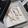 2024 New Women Modern Sandals Summer Fashion Comfortable Leather Casual Flats Shoes Big Size 35-43