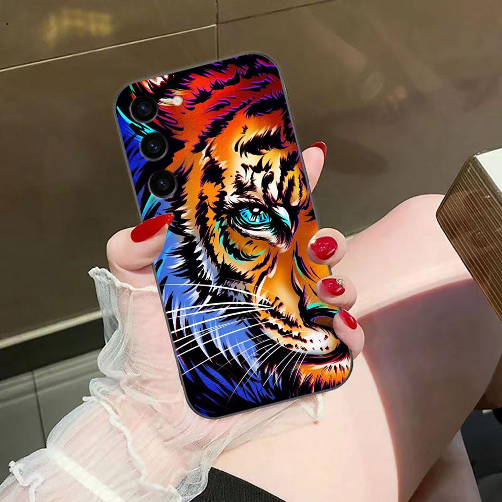 Чехол для телефона с рисунком Дракон Тигр Волк для Samsung Galaxy S26 S25 EDGE S24 S23 S22 S21 S20 FE S10 Ultra PLUS LITE DIY Чехол Оболочка