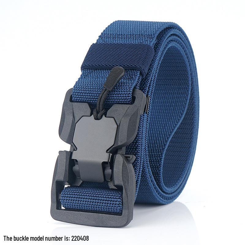 Men's Quick-Release Elastic Tactical Belt: Multifunctional, Casual & Minimalist