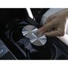 Central Console Water Cup Cover Trim For Range Rover Sport 14-2020 Steel Silver