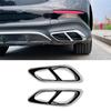 Для E-Class W214 E260 300 AMG 2024+ АБС Автомобильная выхлопная труба Насадка Глушитель Выхлопная труба Задняя крышка Отделка Автомобильный стайлинг