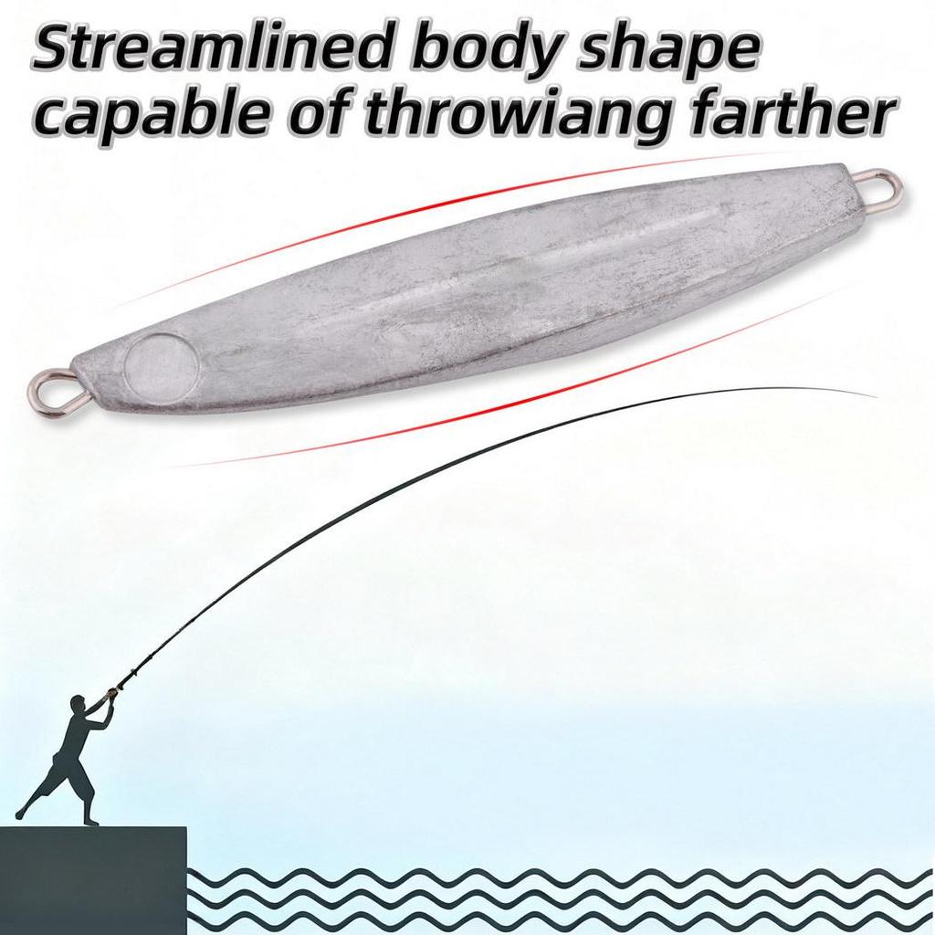 Железная пластина Свинцовая Рыба Заготовка Лезвие Противовес Крючок для Пресноводной/Морской Дальнего Заброса Рыбалки