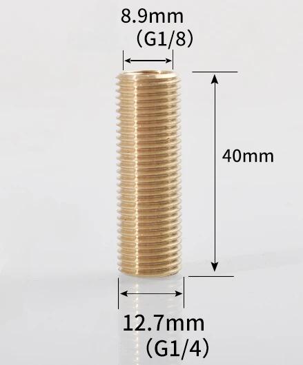1/8" 1/4" 3/8" 1/2" 3/4" BSP Наружная резьба Полная резьба Удлиненный ниппель Латунь Для аквариумной перегородки Соединительная фитинг Дом Сад