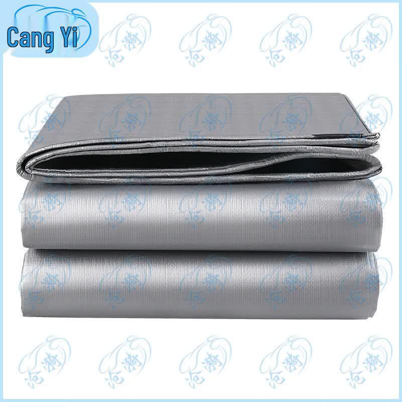 Green Silver Heavy-Duty Waterproof Sunshade Tarpaulin