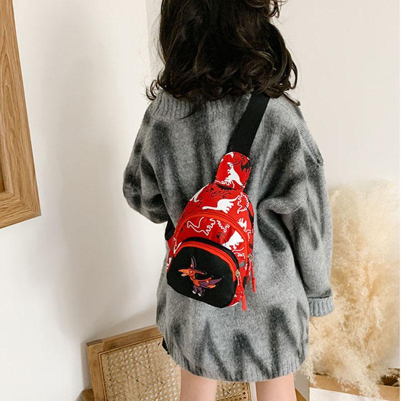 Милые детские сумки через плечо с динозаврами, детская сумка с рисунком из мультфильмов, модная дорожная сумка для мальчиков и девочек, рюкзак для школ с животными