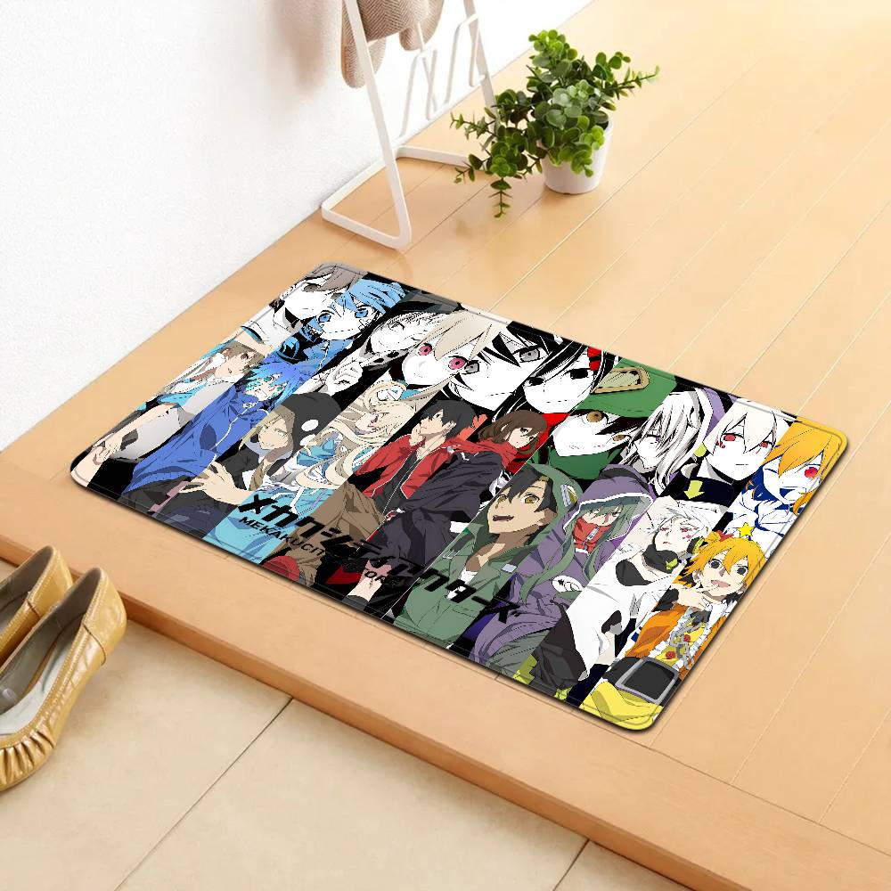 Anime Kagerou Project Room Mats Washable Non-Slip Living Room Sofa Chairs Area Mat Kitchen Alfombra