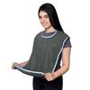 Регулируемый фартук с карманом против загрязнений The Old Patient Care Rehabilitation Bib Моющийся защитный элемент одежды для взрослых при приеме пищи