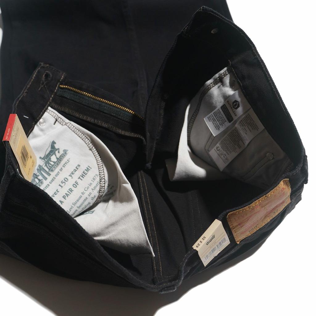 Levi's 550-0260 Джинсы свободного кроя черные W32L30 Широкие брюки Линия USA