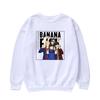 Унисекс Худи-свитшот в корейском стиле Banana Fish - Круглый вырез, Длинный рукав, Без капюшона