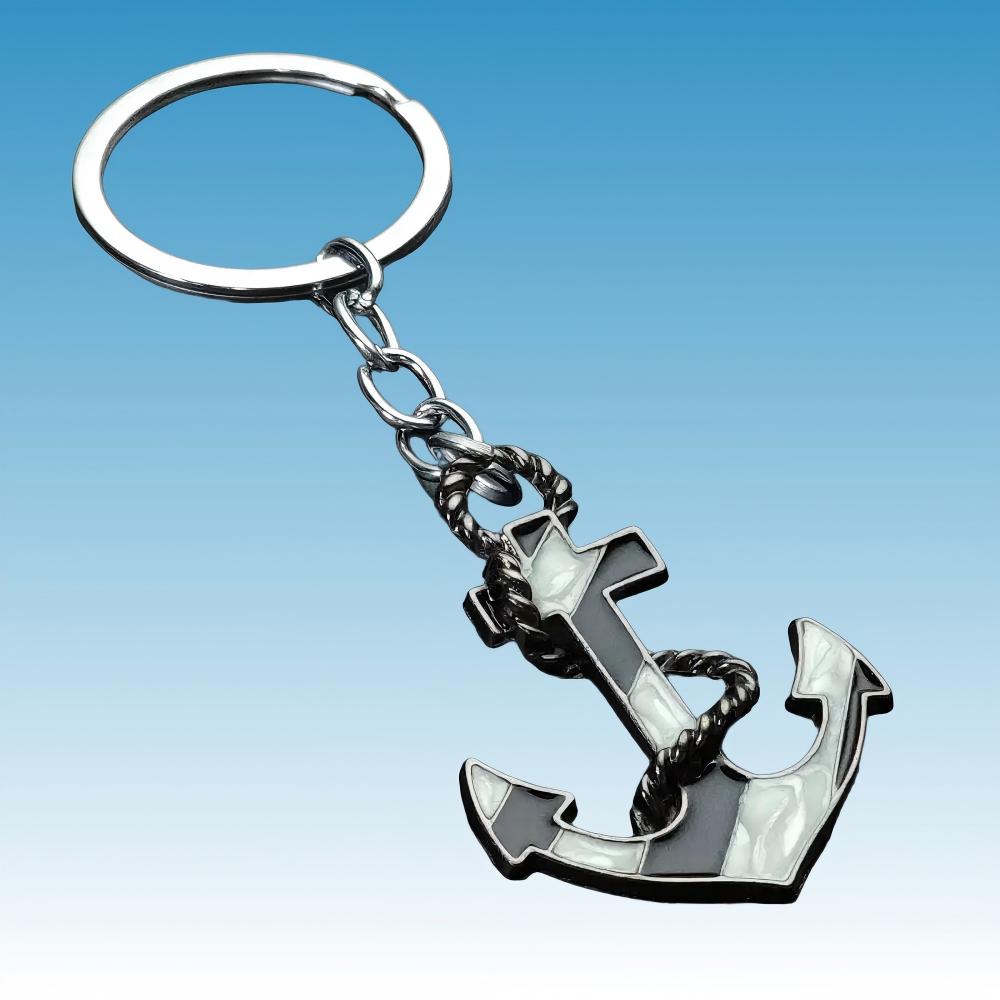 Charm Retro Metal Ship Anchor Keychain Bag Hanging Adventure Shipr Pirate Keyring Badge Car Key Trendy Personalization Gifts