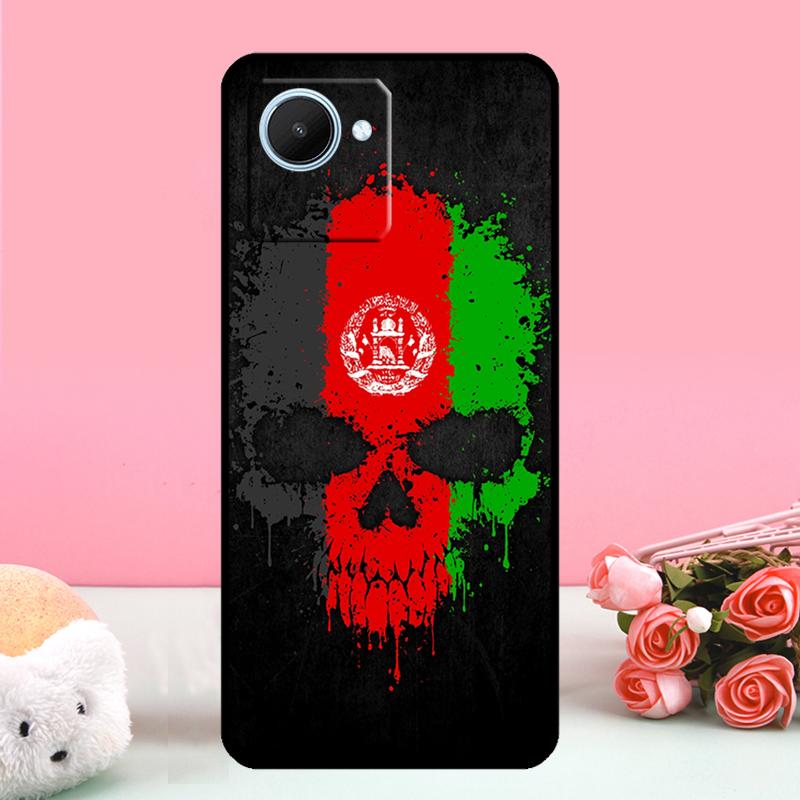 Баннер с флагом Афганистана для Realme 9 10 11 12 Pro Plus GT Neo 5 GT3 C11 C30 C31 C33 C35 C25s C21Y C51 C55 C53, чехол