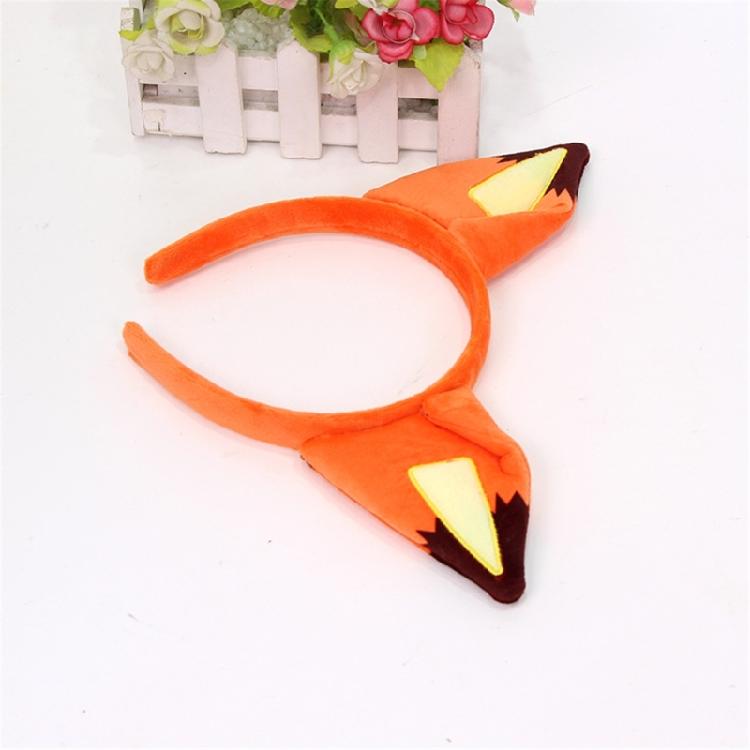 Foxes Costume Headpiece Reusable Fabric Ears Hairband Cartoon Hairpiece For Theater Performances Theme Party Decoration