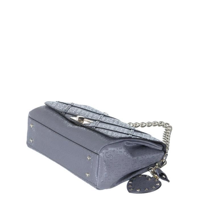 Sac Porté main - Guess - Winett - Gris - Tressé - 26x19x9,5 cm