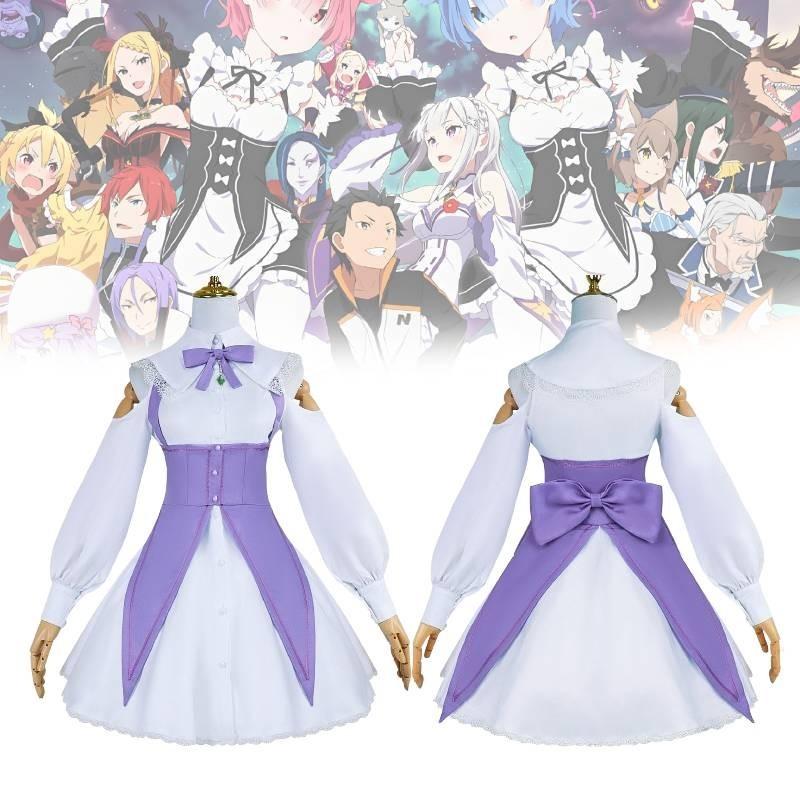 Очаровательный косплей Эмилии из Re Zero: Жизнь с нуля в другом мире для фанатов