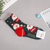 Мультяшные рождественские носки Милые женские рождественские носки Лось Миди Носки со снеговиком Рождественские женские носки