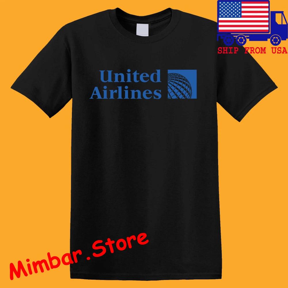 United Airlines Мужской Черный Размер S-5XL