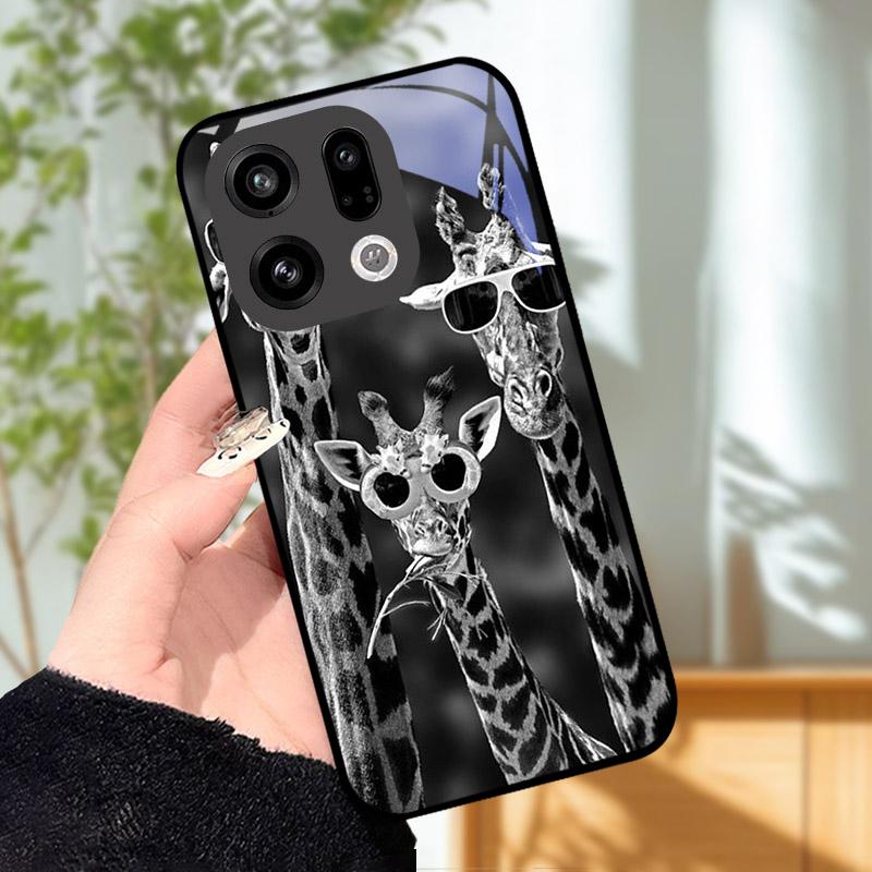 Чехол для телефона OPPO Find X9 Pro FindX9 FindX8 X8Pro Защита камеры Закаленное стекло Задняя крышка Ударопрочный Жесткий ПК Fundas Оболочка