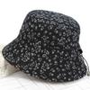 Floral Print Sun Hat Cotton Material Basin Hats Fashion Women Bucket Hat  for Lady Mom