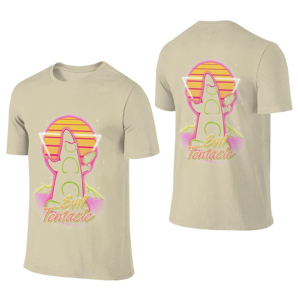 Retro Evil Tentacle Slim Fit Reversible Tshirt Artistic Boy Faderesistant Unisexs Tshirts
