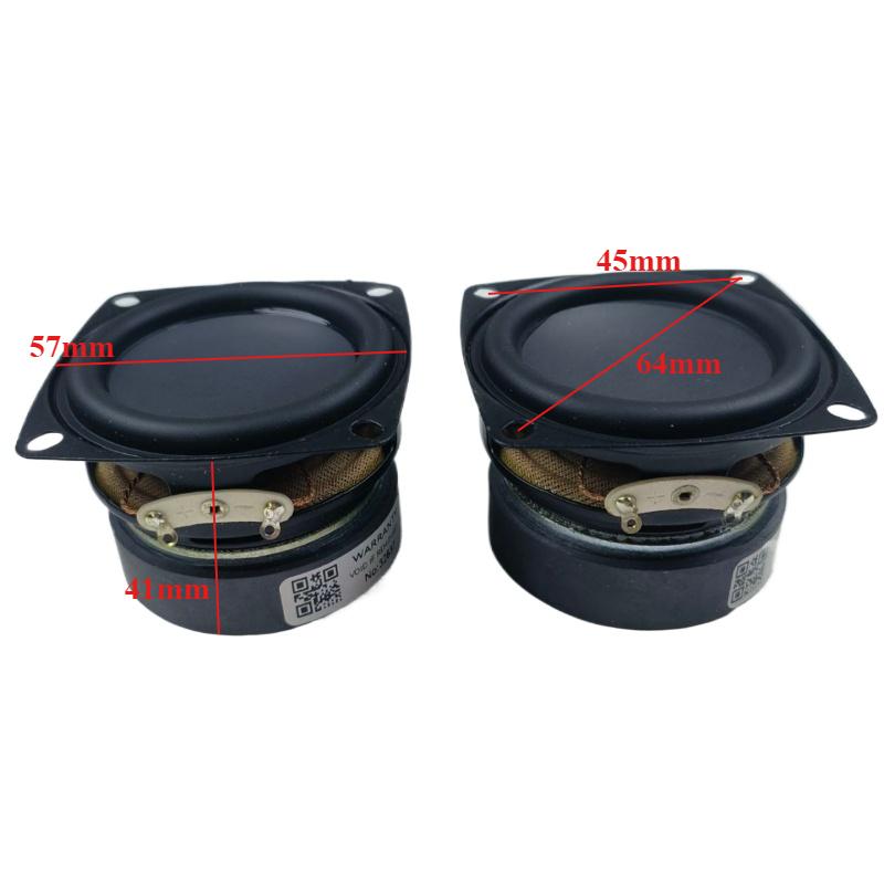 SOTAMIA 2Pcs 2.25 Inch 67mm Portable Full Range Audio Speaker 4 Ohm 10W HIFI Speaker Sound Music HIFI Loudspeaker Home Theater