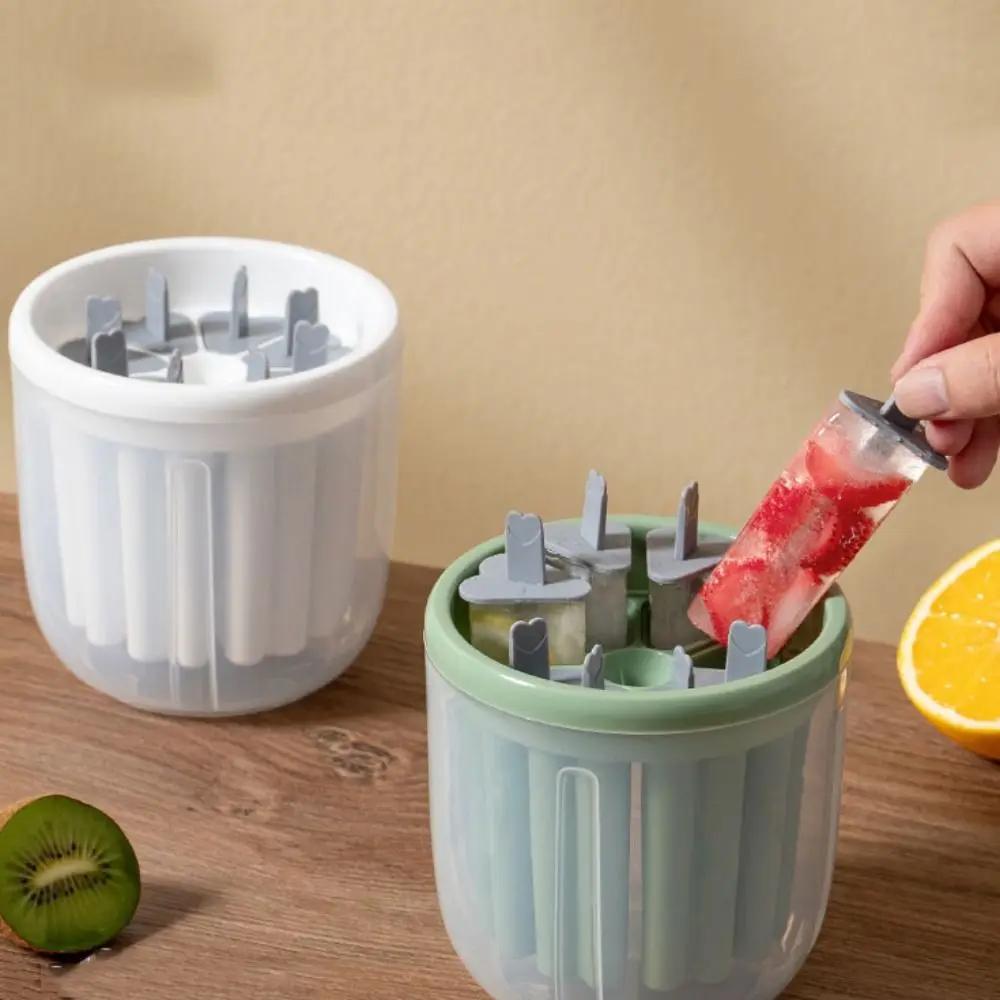 1 шт., силиконовая форма для кубиков льда, легкосъемная и гибкая форма со съемной крышкой, защищающей от проливания, штабелируемые лотки для льда с крышками