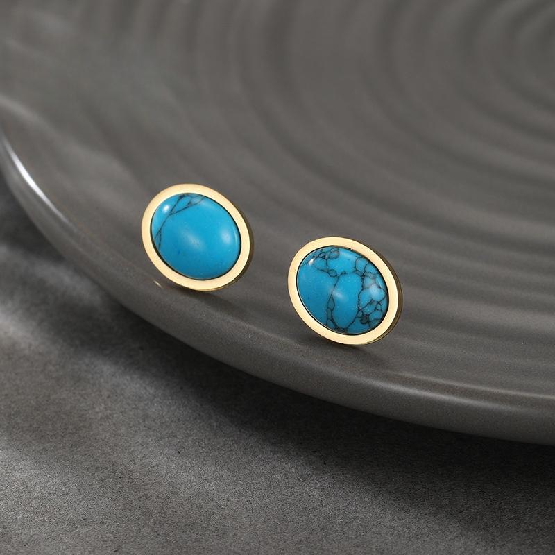 Модные овальные серьги с нерегулярной текстурой