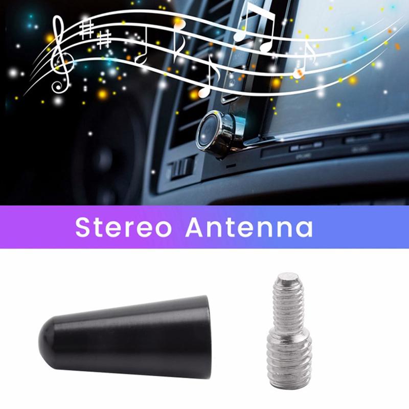 For Radio DAB Digital TV Car Navigation Antenna 3Cm Roof Antenna Short Pole Antenna Car Pole Antenna Short Adapter
