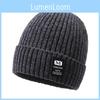 Printing Letter M Knitted Winter Beanie Hat Lightweight Warm Cap Fashion Gift