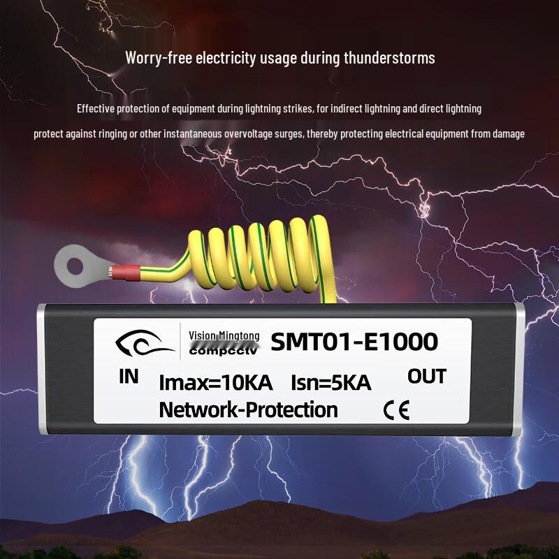 Surveillance Camera Network & POE Lightning Surge Protectors