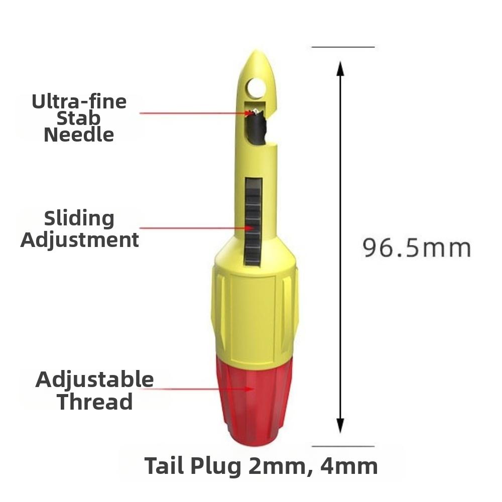 2pcs Set Non-breaking Detection Insulation Piercing Clip Puncture Test Probe Car Electrical Testing