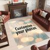 Customize Photo Personalized image Floor Rug Office Rug Suitable for Decorate room Outdoor Game Room Dining Room Antislip Carpet Decorate Offices