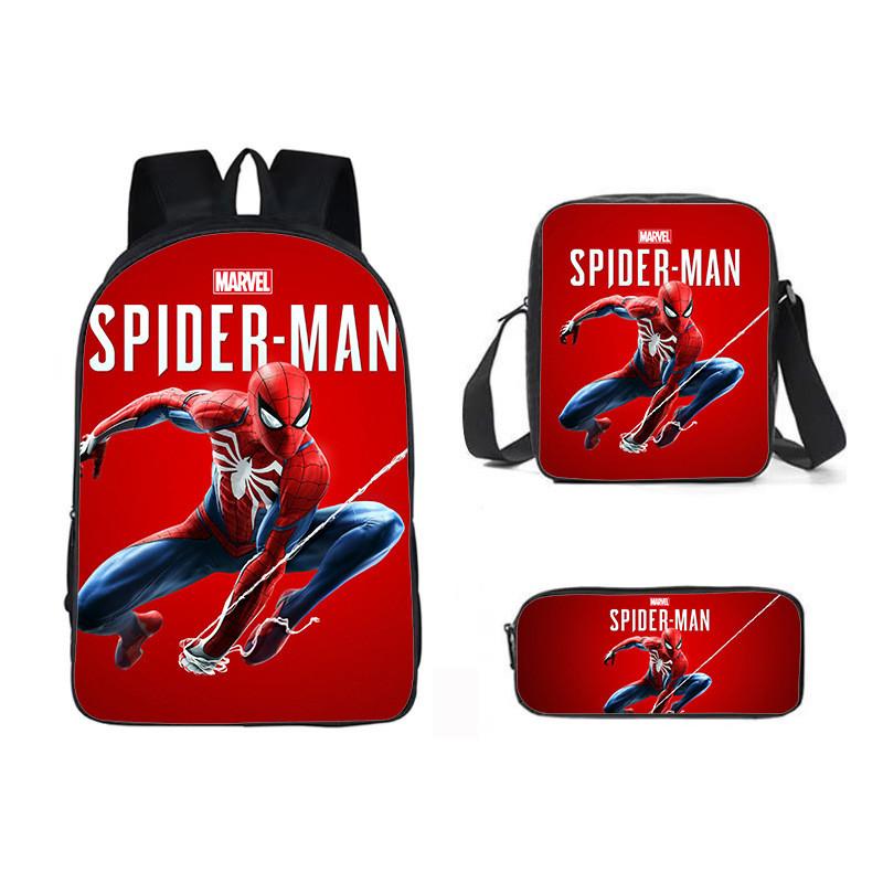 Backpack Three Piece Set Waterresistant Material Kids For