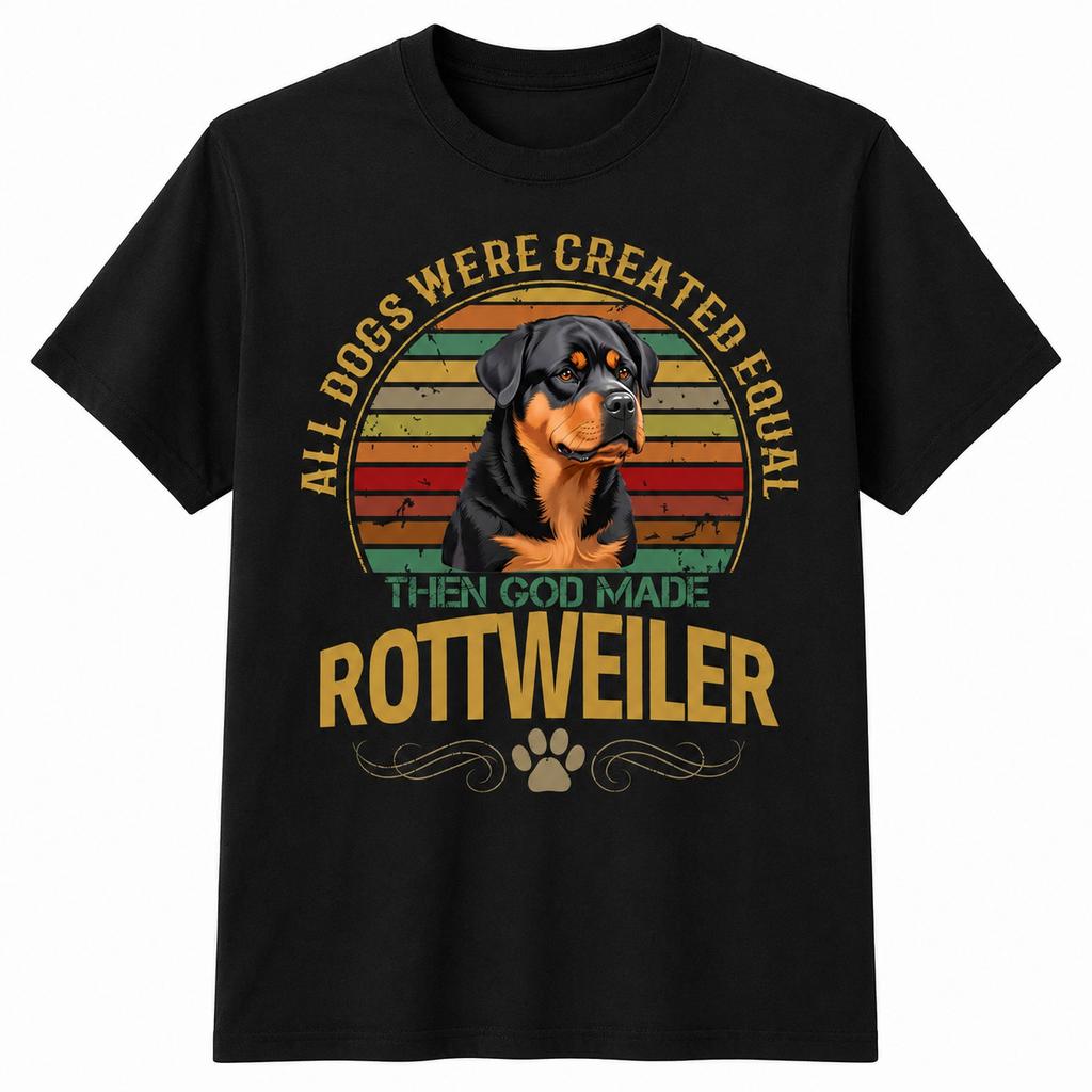 Funny Rottweiler Shirt Rottie Dog Lover Graphic Tee Pet Lover Gift