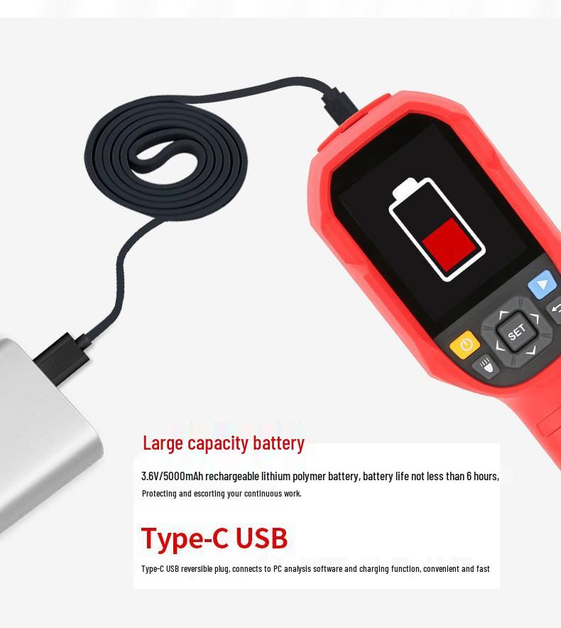 Инфракрасный тепловизор UNI-T UTi260A/UTi260B для обнаружения утечек и высокоточного измерения температуры печатных плат.