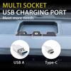 3-портовый USB-адаптер для зарядки в автомобиле, поддерживает MP3-плееры, планшеты, для 2-дверных и 4-дверных моделей 2021-2024 гг., установка на приборную панель