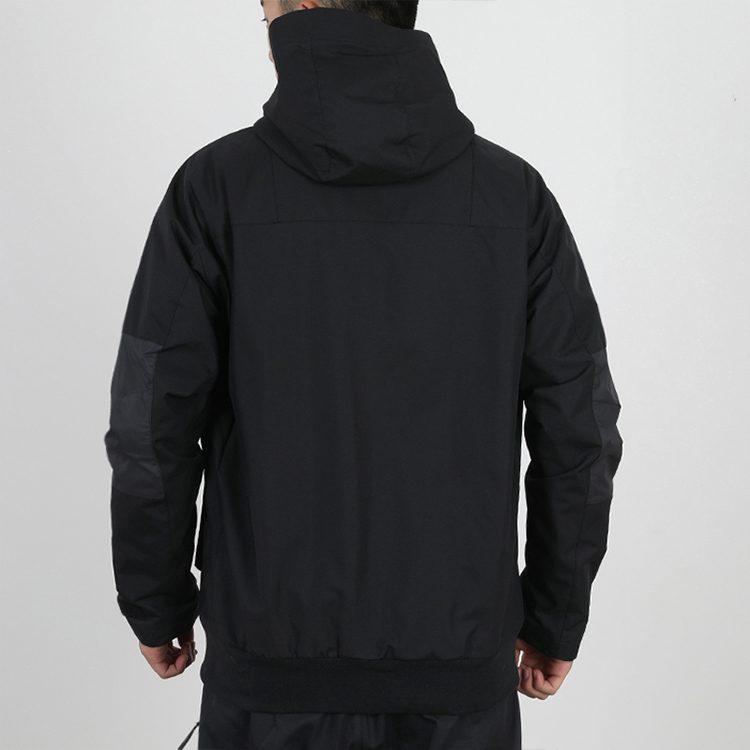 adidas Мужская зимняя спортивная куртка с капюшоном Th Jkt Func Workwear с флисовой подкладкой, повседневная, черная, GM4397