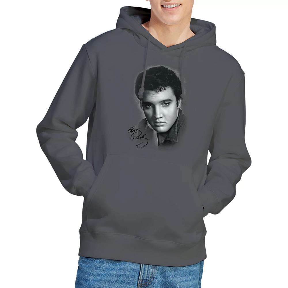 Elvis Presley Unisex Adult Portrait Hoodie