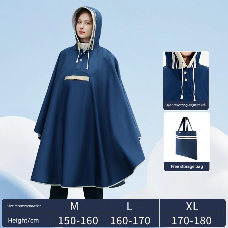 Children's Raincoat for Boys and Girls, Suitable for Older Children, Primary School Students, and Kindergarten Kids, with a Cape-Style Design and a
