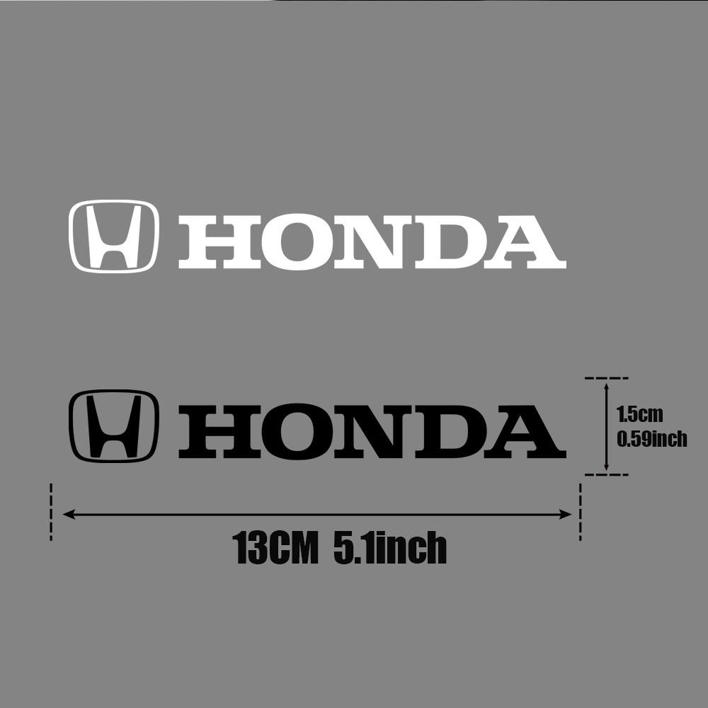 4pcs Car Body Badge Stickers Motorcycle Emblem Decal For Honda Fit Civic Accord Freed CRV Jazz City Odyssey Type R Accessories RF6